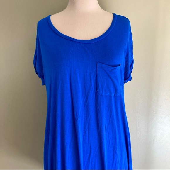 American Eagle Blue Swing T-Shirt Dress sz S - Picture 6 of 6